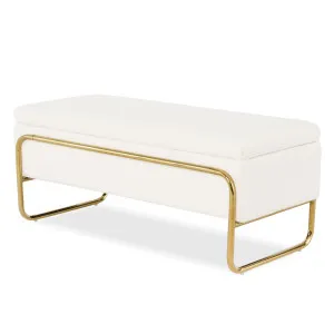 Riane Boucle Ottoman with Storage by Luxo, a Saunas for sale on Style Sourcebook