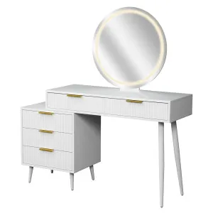 Serenity Dressing Table w/ Touch Screen Mirror LED Light by Luxo, a Saunas for sale on Style Sourcebook
