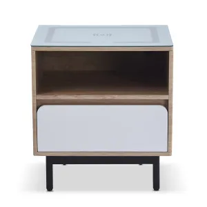 Zayn Smart Bedside Table with Wireless Charger by Luxo, a Bedside Tables for sale on Style Sourcebook