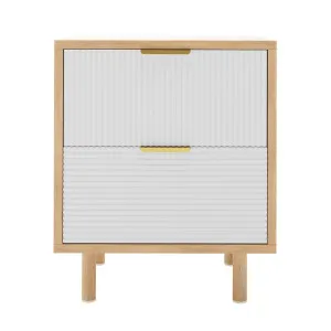 Zuriel 45cm Bedside Table with Drawers by Luxo, a Bedside Tables for sale on Style Sourcebook