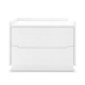 Glorinda 60cm Scratch Resistant 2-Drawer Bedside Table by Luxo, a Bedside Tables for sale on Style Sourcebook
