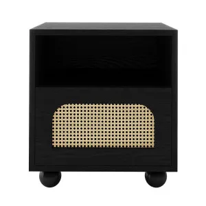 Dialga 45cm Rattan Bedside Table with Storage by Luxo Furniture, a Bedside Tables for sale on Style Sourcebook
