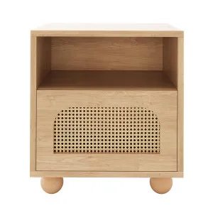 Dialga 45cm Rattan Bedside Table with Storage by Luxo Furniture, a Bedside Tables for sale on Style Sourcebook