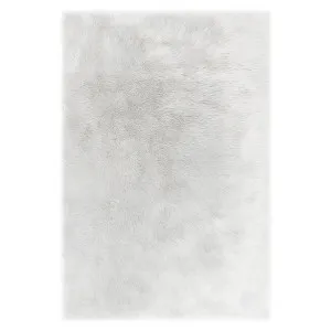 Zubuin Shaggy Plush Fluffy Rectangular Fur Rug - White by Luxo Home Decor, a Contemporary Rugs for sale on Style Sourcebook