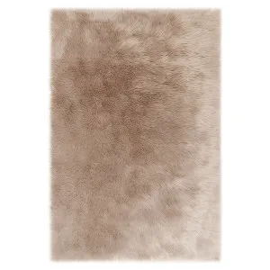 Zubuin Shaggy Plush Fluffy Rectangular Fur Rug - Beige by Luxo Home Decor, a Contemporary Rugs for sale on Style Sourcebook