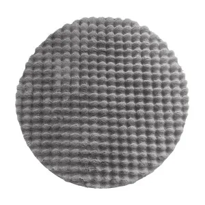 Armida 160cm Round Fluffy Faux Fur Bubble Rug by Luxo Home Decor, a Contemporary Rugs for sale on Style Sourcebook