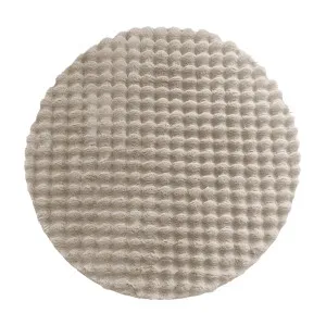 Armida 160cm Round Fluffy Faux Fur Bubble Rug by Luxo Home Decor, a Contemporary Rugs for sale on Style Sourcebook