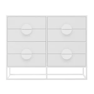 Abigail 120cm Lowboy Dresser with Drawers - Black by Luxo, a Dressers & Chests of Drawers for sale on Style Sourcebook
