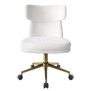 Aerona Adjustable High-Back Boucle Swivel Office Chair by Luxo Furniture, a Chairs for sale on Style Sourcebook