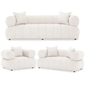 Samira 6 Seater Velvet Sofa Set by Luxo, a Sofas for sale on Style Sourcebook