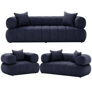 Samira 6 Seater Velvet Sofa Set by Luxo, a Sofas for sale on Style Sourcebook