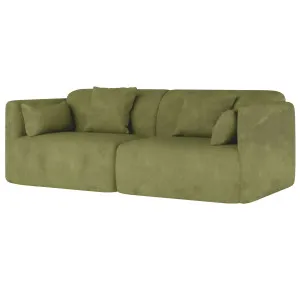 Vestalia 3 Seater Upholstered Velvet Sofa by Luxo, a Sofas for sale on Style Sourcebook