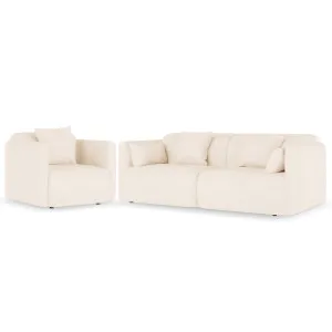 Vestalia 4 Seater Upholstered Velvet Sofa Set by Luxo, a Sofas for sale on Style Sourcebook