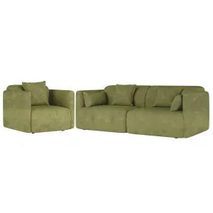 Vestalia 4 Seater Upholstered Velvet Sofa Set by Luxo, a Sofas for sale on Style Sourcebook
