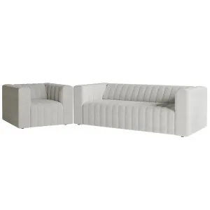 Parisa 4 Seater Tufted Boucle Sofa Set by Luxo, a Sofas for sale on Style Sourcebook