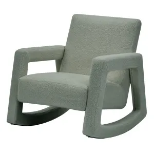 Ligeia Boucle Plush Cushioned Rocking Chair by Luxo, a Chairs for sale on Style Sourcebook