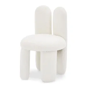 Flore Boucle Bunny Backrest Kids Chair - White Cream by Luxo, a Saunas for sale on Style Sourcebook