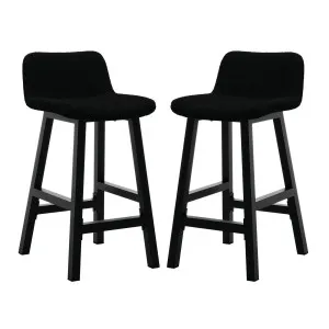 Yael Boucle Upholstered High-Back Bar Stool (Set of 2) by Luxo, a Saunas for sale on Style Sourcebook