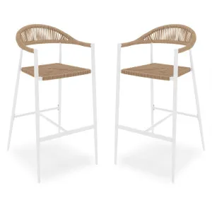 Dinagat PE Wicker Outdoor Bar Stools (Set of 2) by Luxo Outdoors, a Saunas for sale on Style Sourcebook
