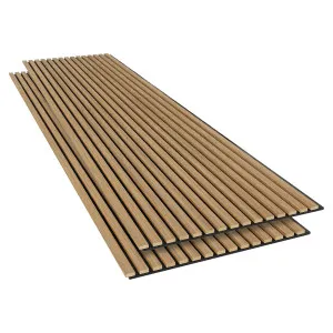 Agoran 270cm Acoustic Wood Slat Wall Panel - 2 of Set by Luxo, a Saunas for sale on Style Sourcebook