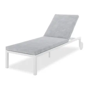 Bahiya Aluminium Outdoor Sunbed with Cushion by Luxo, a Outdoor Sunbeds & Daybeds for sale on Style Sourcebook