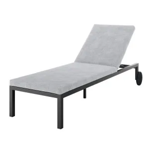 Bahiya Aluminium Outdoor Sunbed with Cushion by Luxo, a Saunas for sale on Style Sourcebook