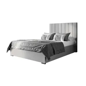 Septima and Gratiana Bed & Headboard Package - Slate by Luxo, a Saunas for sale on Style Sourcebook