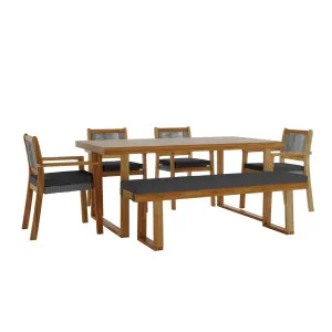 Albian Solid Timber 7-Seater Outdoor Dining Set by Luxo, a Saunas for sale on Style Sourcebook