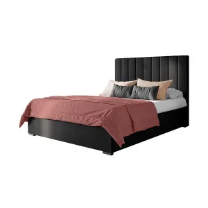 Septima and Gratiana Bed & Headboard Package - Ink by Luxo, a Saunas for sale on Style Sourcebook