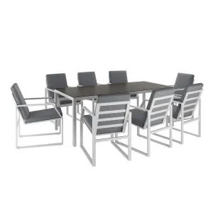 Doona 8-Seater Modern Outdoor Dining Set • Weather-Resistant by Luxo, a Saunas for sale on Style Sourcebook