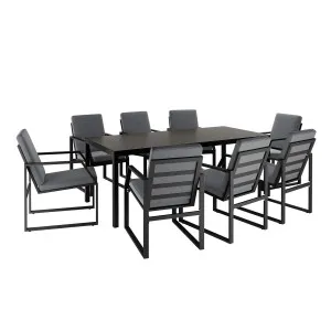 Doona 8-Seater Modern Outdoor Dining Set • Weather-Resistant by Luxo, a Saunas for sale on Style Sourcebook