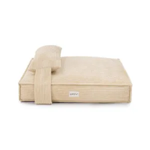 Dax Premium Corduroy Soft Dog Bed for Pets - Beige by Luxo Pet, a Saunas for sale on Style Sourcebook