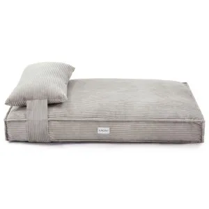Dax Premium Corduroy Soft Dog Bed for Pets - Grey by Luxo Pet, a Saunas for sale on Style Sourcebook