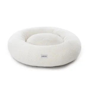 Kyra Premium Boucle Plush Pet Bed - Beige Light by Luxo Pet, a Saunas for sale on Style Sourcebook
