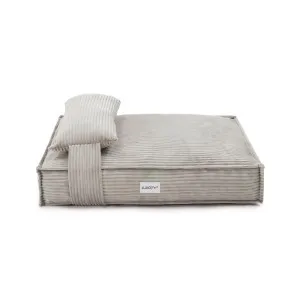 Dax Premium Corduroy Soft Dog Bed for Pets - Grey by Luxo Pet, a Saunas for sale on Style Sourcebook