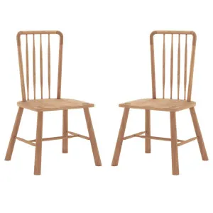Leigh Solid Oak High-back Dining Chair (Set of 2) by Luxo, a Saunas for sale on Style Sourcebook