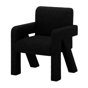 Julie Boucle Upholstered Accent Chair by Luxo Furniture, a Saunas for sale on Style Sourcebook