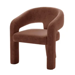 Mariah Velvet Upholstered Accent Chair by Luxo Furniture, a Saunas for sale on Style Sourcebook