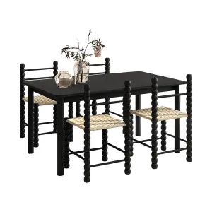 Bijan Dining Table and Em Oak Dining Chair Set by Luxo, a Saunas for sale on Style Sourcebook