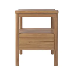Brett Premium Oak Bedside Table by Luxo Furniture, a Saunas for sale on Style Sourcebook