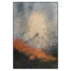 Faye Framed Canvas Textured Abstract 3D Textured Wall Art by Luxo Home Decor, a Saunas for sale on Style Sourcebook