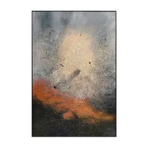 Faye Framed Canvas Textured Abstract 3D Textured Wall Art by Luxo Home Decor, a Saunas for sale on Style Sourcebook