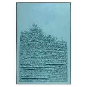 Solace Textured Paint Framed Canvas 3D Textured Wall Art by Luxo Home Decor, a Saunas for sale on Style Sourcebook