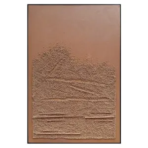 Sol Textured Framed Canvas 3D Textured Wall Art by Luxo Home Decor, a Saunas for sale on Style Sourcebook