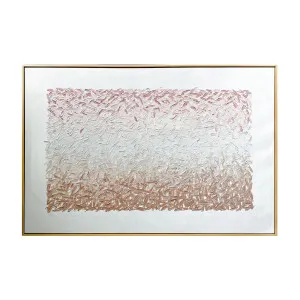 Amelia Textured Canvas Hanging 3D Textured Wall Art by Luxo Home Decor, a Saunas for sale on Style Sourcebook