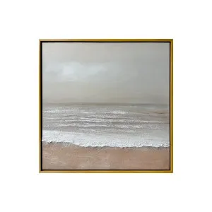 Sable 80x80cm Coastal Framed Textured Canvas 3D Wall Art by Luxo Home Decor, a Artwork & Wall Decor for sale on Style Sourcebook