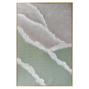 Nolan Modern Framed Textured Canvas 3D Textured Wall Art by Luxo Home Decor, a Saunas for sale on Style Sourcebook