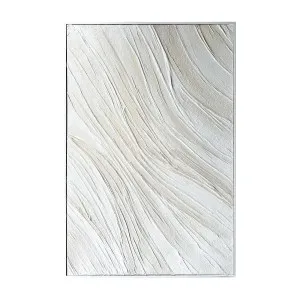 Anya Abstract Textured Hanging Canvas 3D Textured Wall Art by Luxo Home Decor, a Saunas for sale on Style Sourcebook