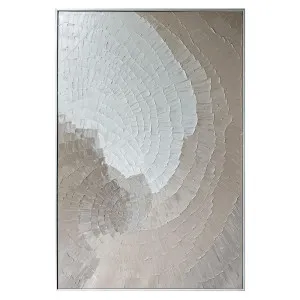 Zendaya Modern Textured Hanging Canvas 3D Textured Wall Art by Luxo Home Decor, a Saunas for sale on Style Sourcebook