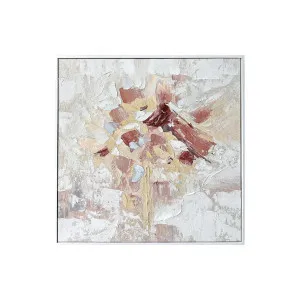 Bloom 80x80cm Framed Textured Canvas 3D Wall Art by Luxo Home Decor, a Artwork & Wall Decor for sale on Style Sourcebook